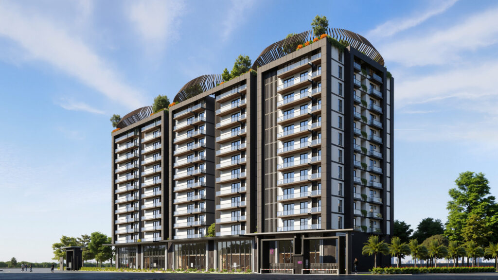 Sidvin Celeste front elevation HAL Vibhutipura Bangalore