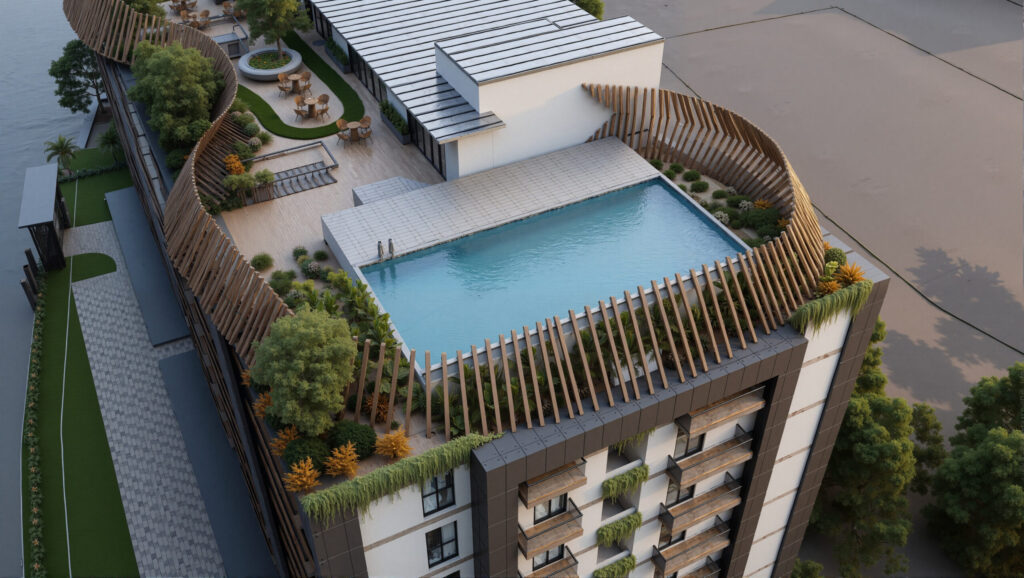 Sidvin Celeste rooftop amenities HAL Vibhutipura Bangalore